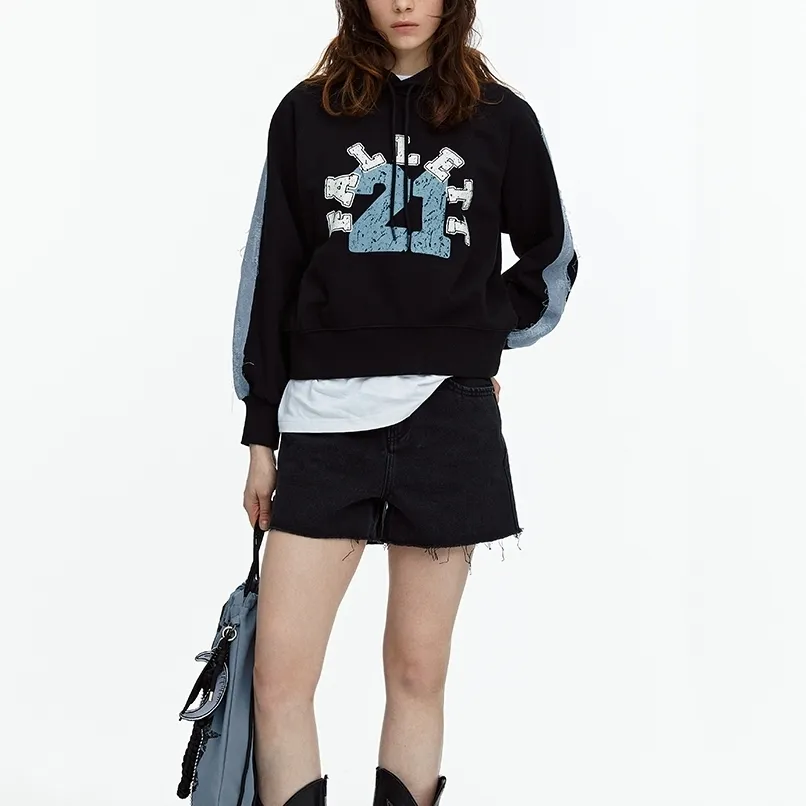 Unisex Street Style Long Sleeves Cotton Oversized Logo | Fallett