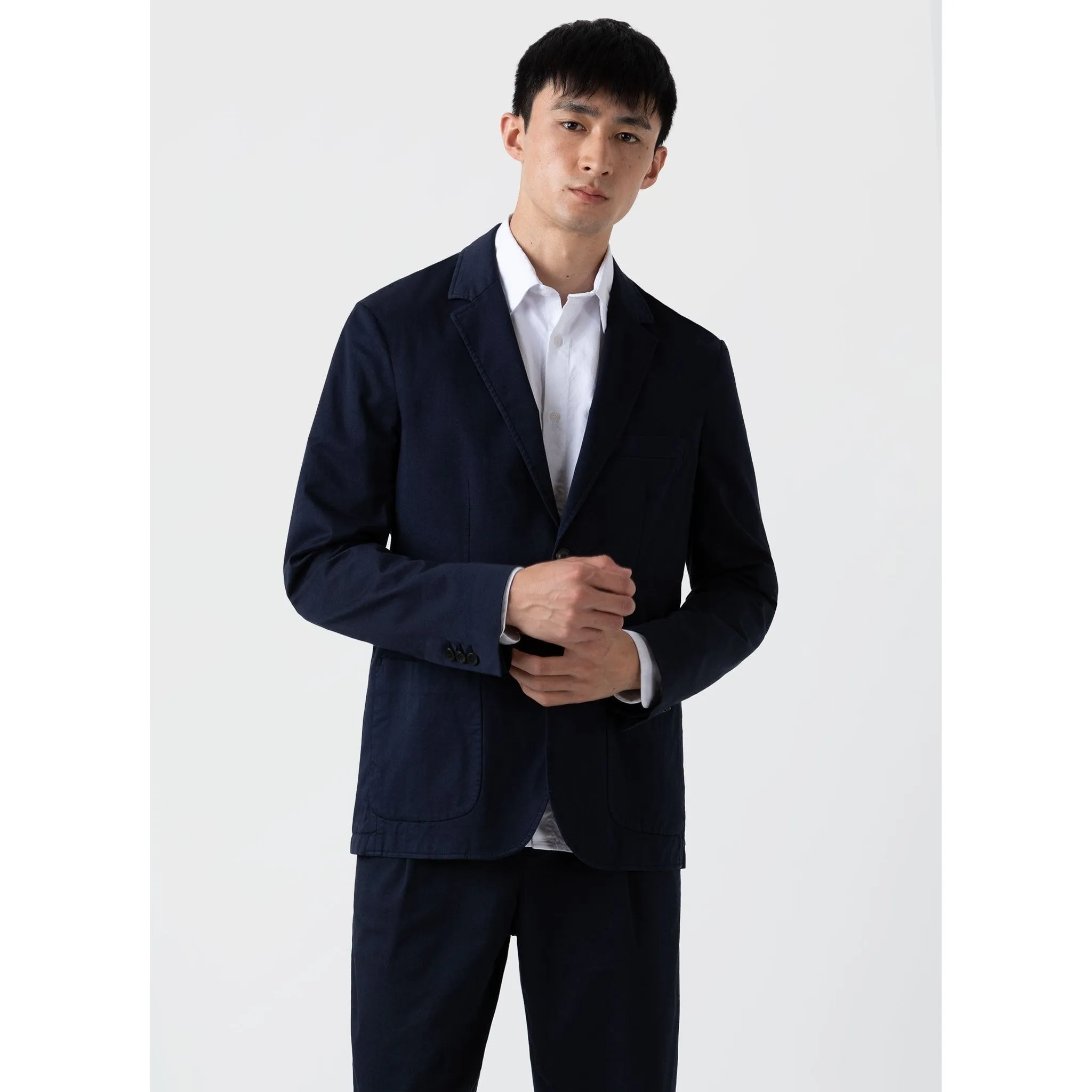 Unstructured Blazer | Men | Navy