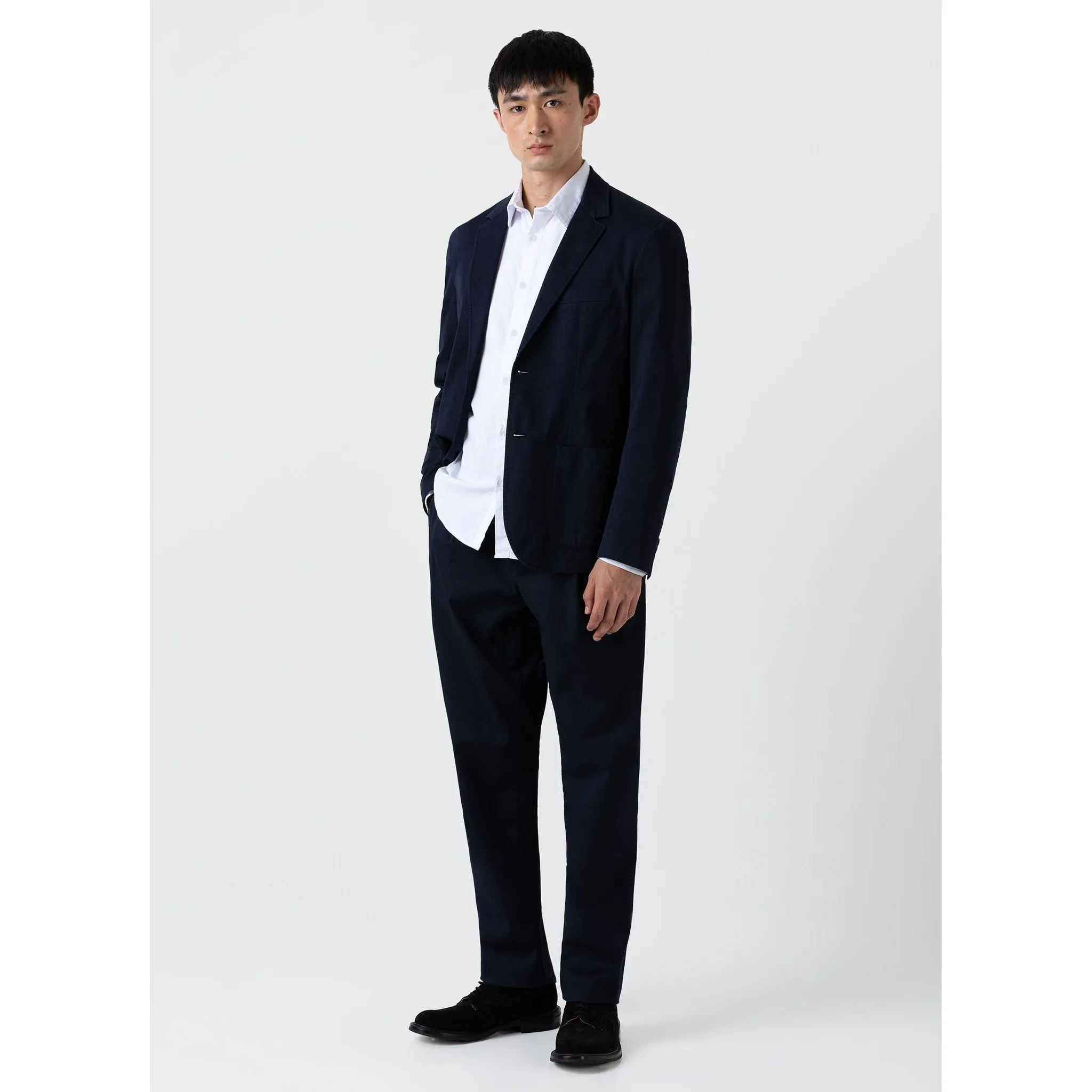 Unstructured Blazer | Men | Navy