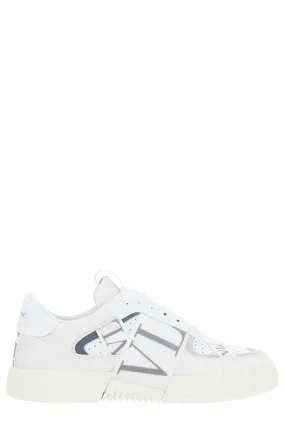 Valentino black sneakers lace-up VLTN design.