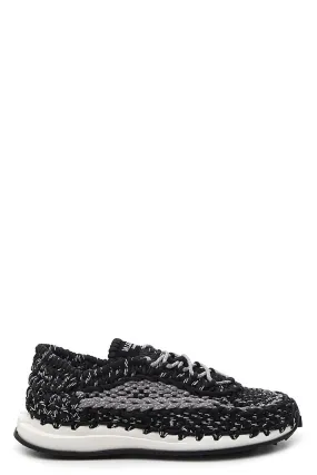 Valentino Low-Top Crochet Sneakers