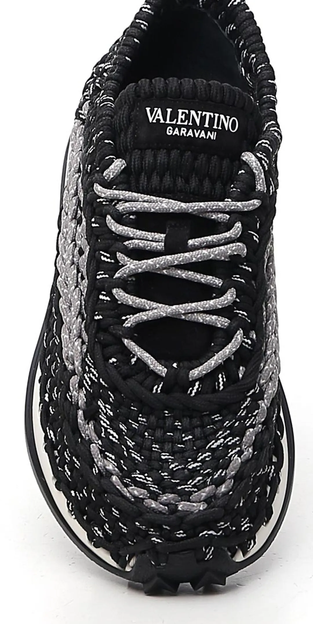 Valentino Low-Top Crochet Sneakers