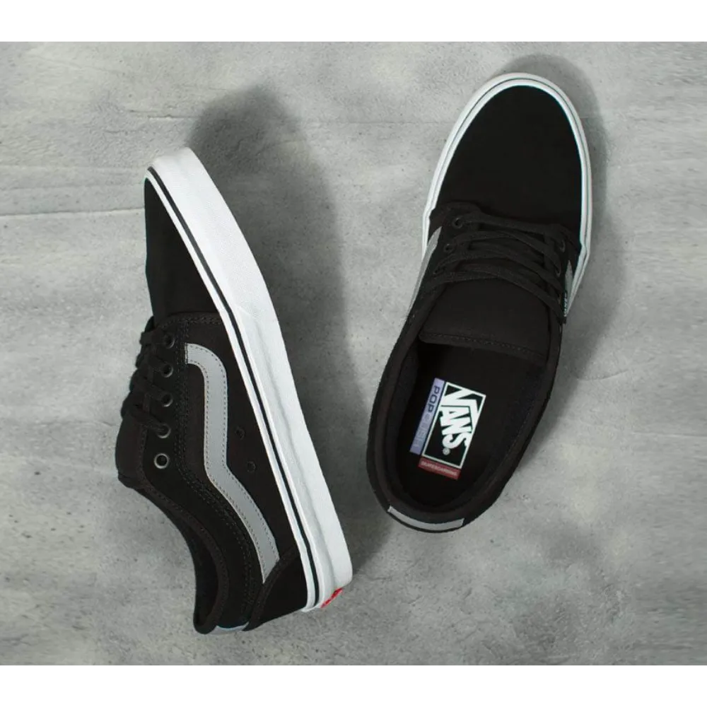 Vans Chukka Low Sidestripe - Black Gray White