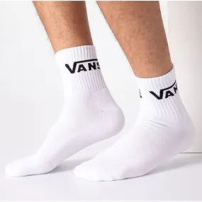 Vans Classic Half Crew White Sock - Unisex (3 Pairs)