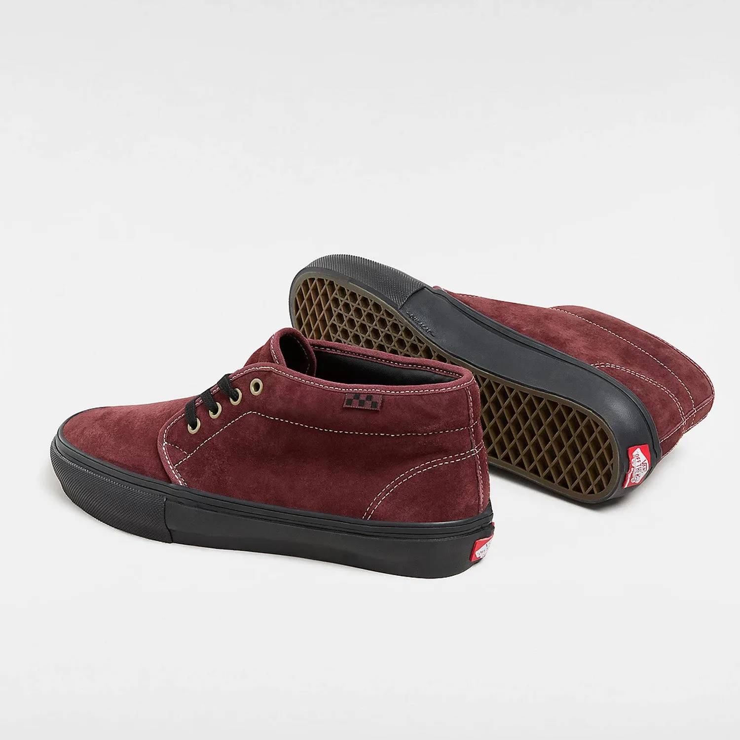 Vans Skate Chukka Dark Red/Black can be rewritten for better Google search engine optimization as Dark Red/Black Vans Skate Chuk