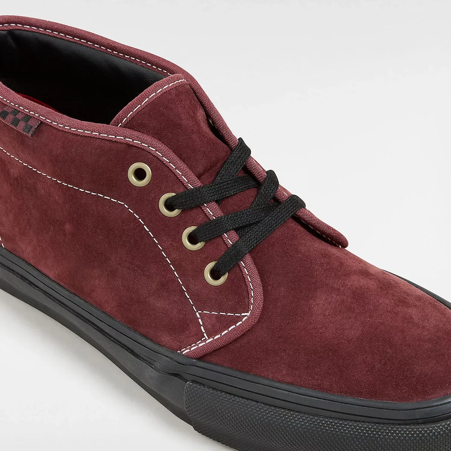 Vans Skate Chukka Dark Red/Black can be rewritten for better Google search engine optimization as Dark Red/Black Vans Skate Chuk