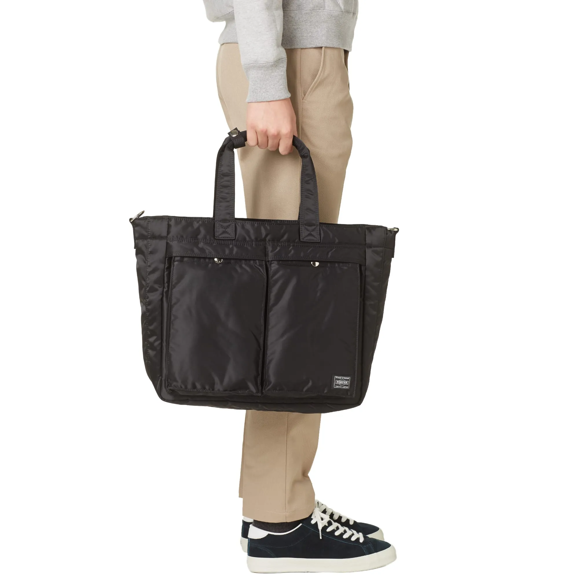 Wacko Maria x Porter Two Way Tote BagBlack