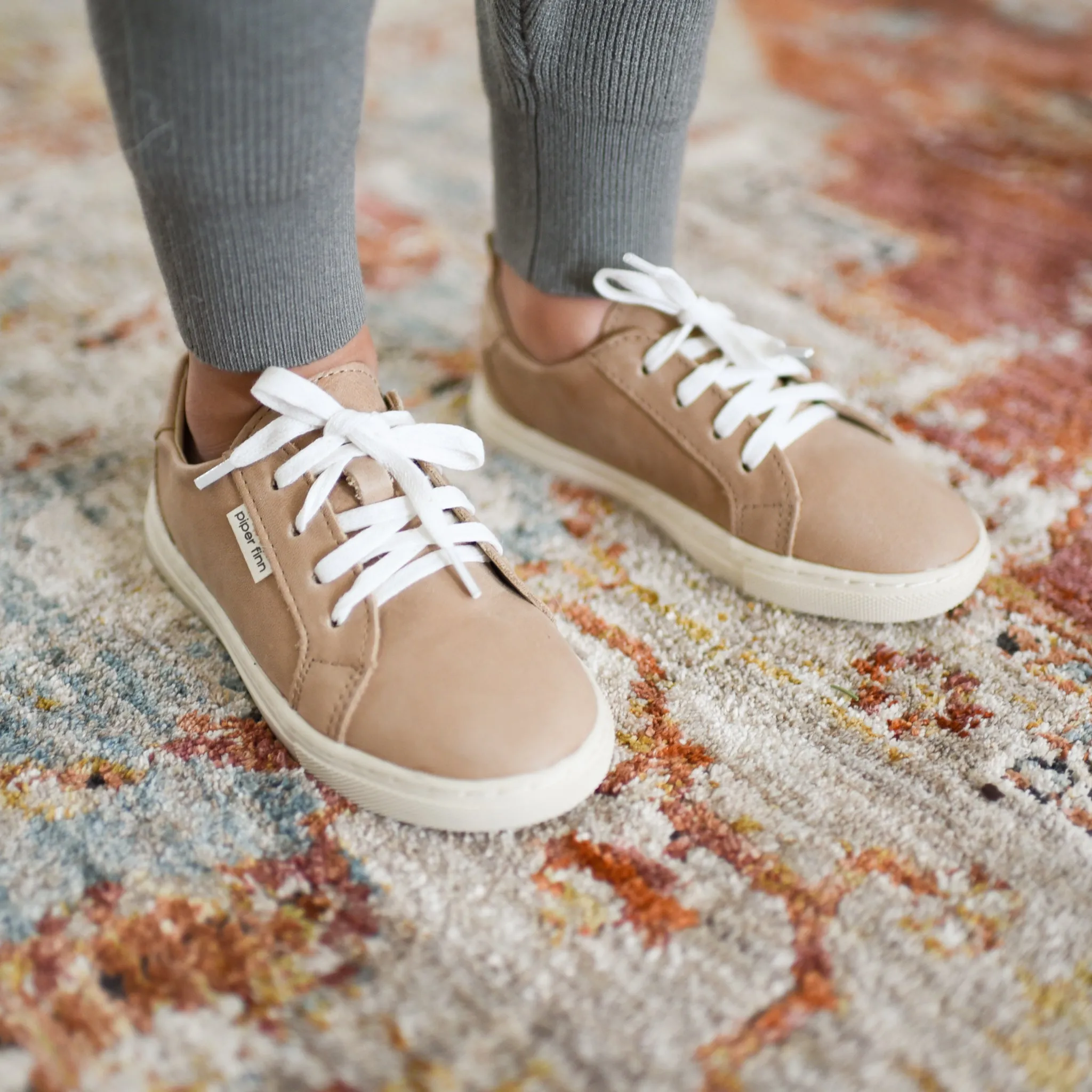 Waxed Tan - Low Top Sneakers