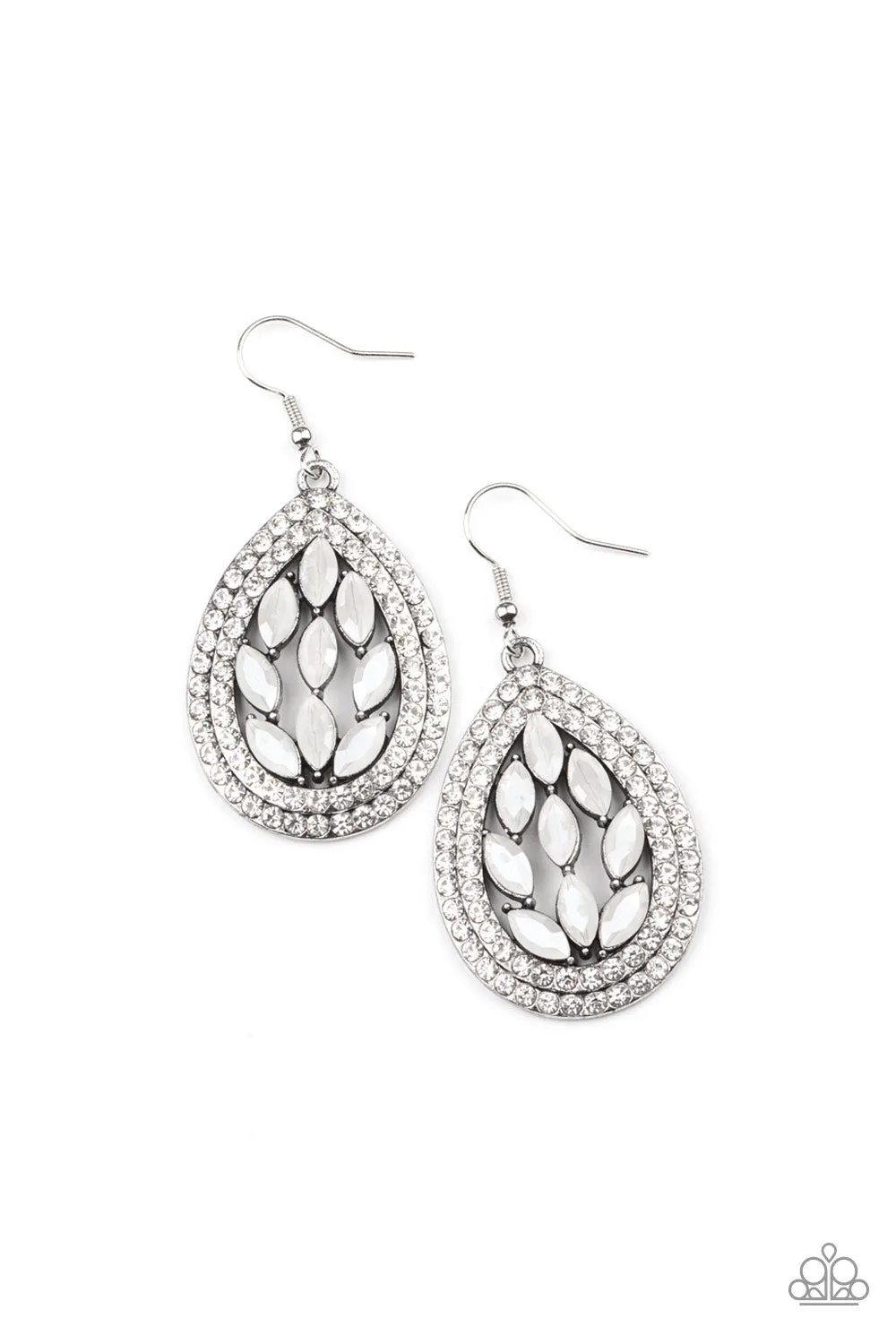 White Earrings - Elegant and Stylish