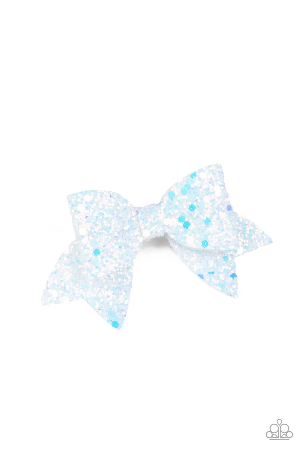 White Hair Clip - Confetti Princess