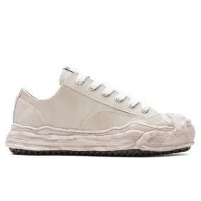 White Low Top Sneakers - Hank Shoes