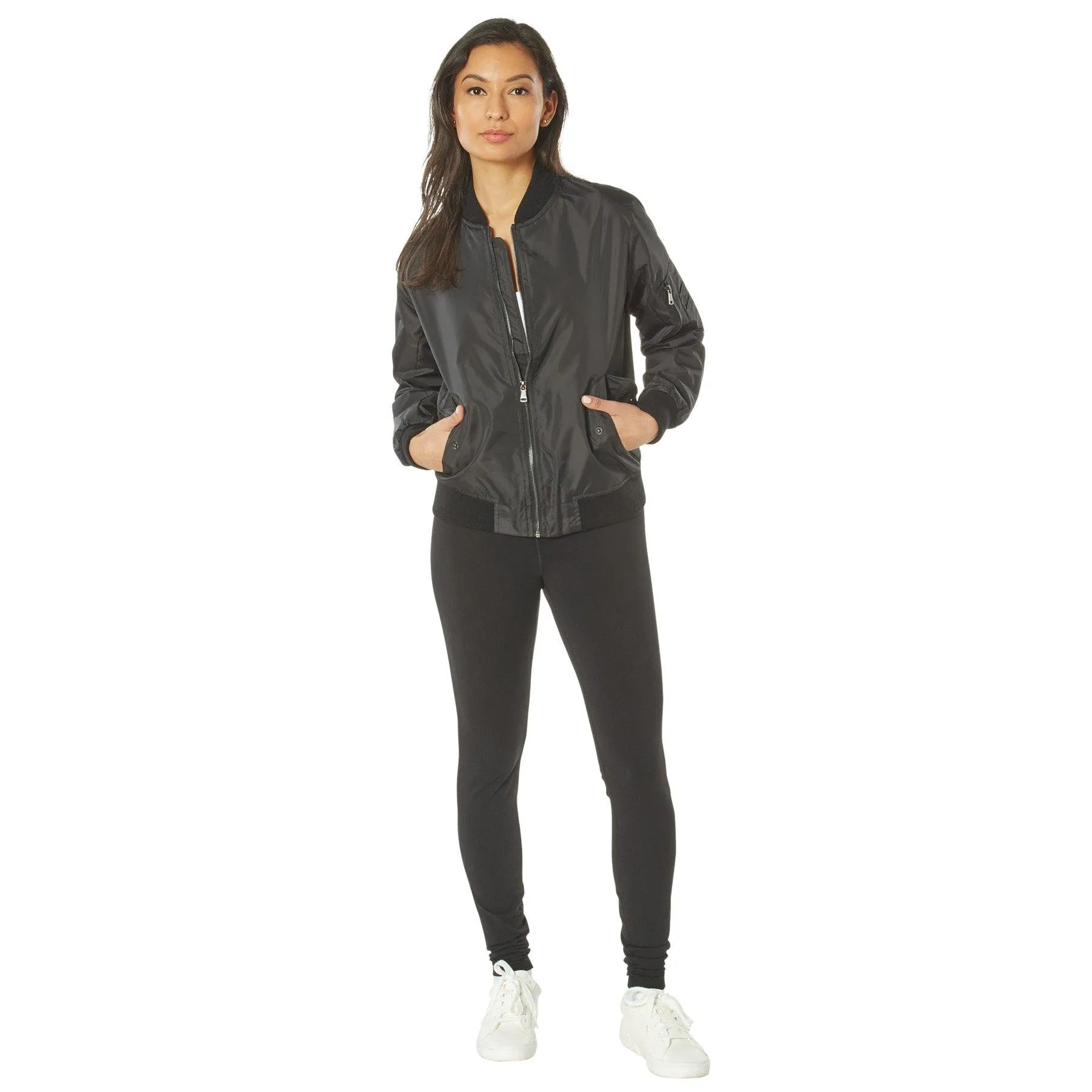 Womens Lightweight MA-1 Flight Jacket