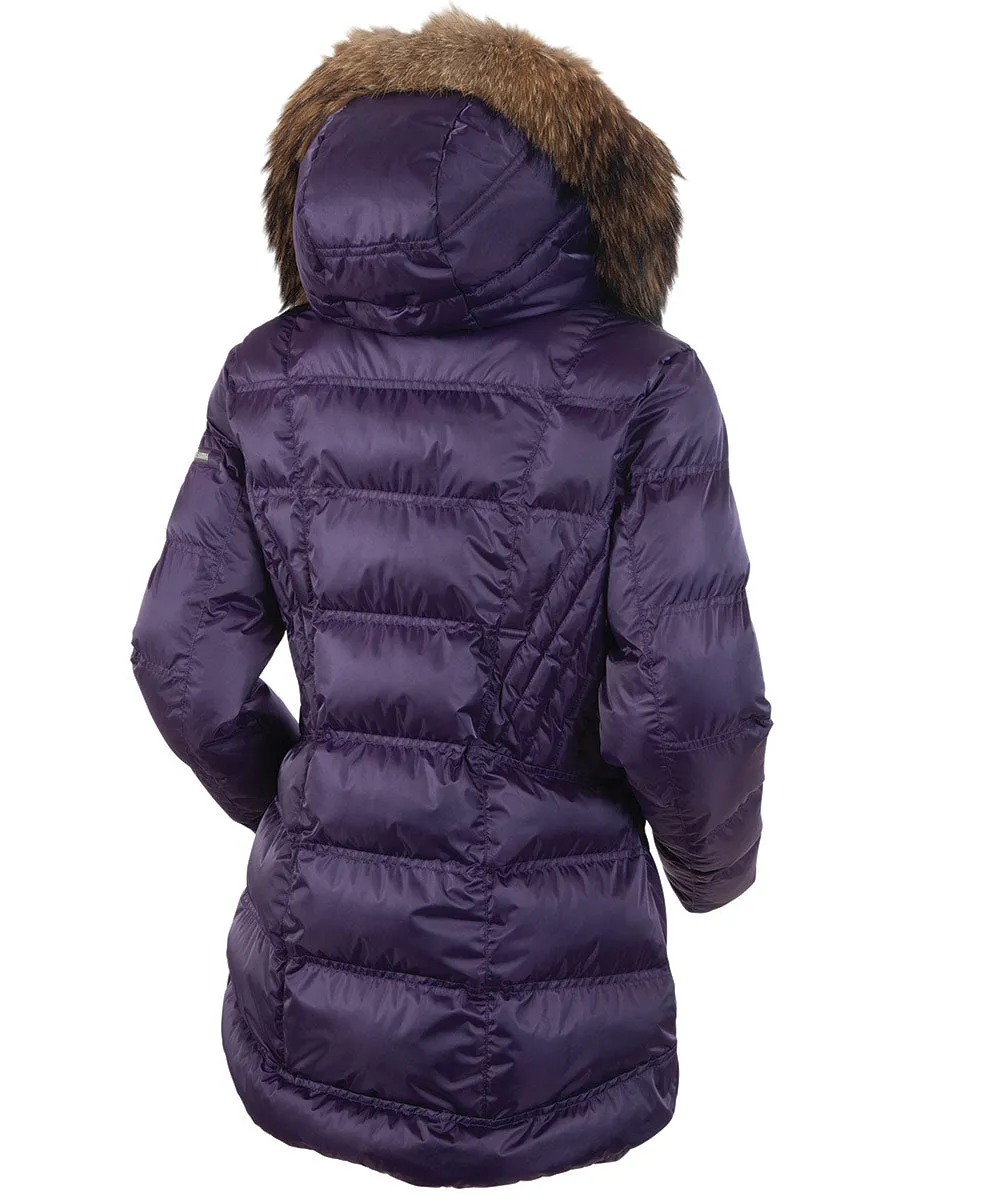 Women's Nikki Quilted Jacket with Removable Fur Ruff