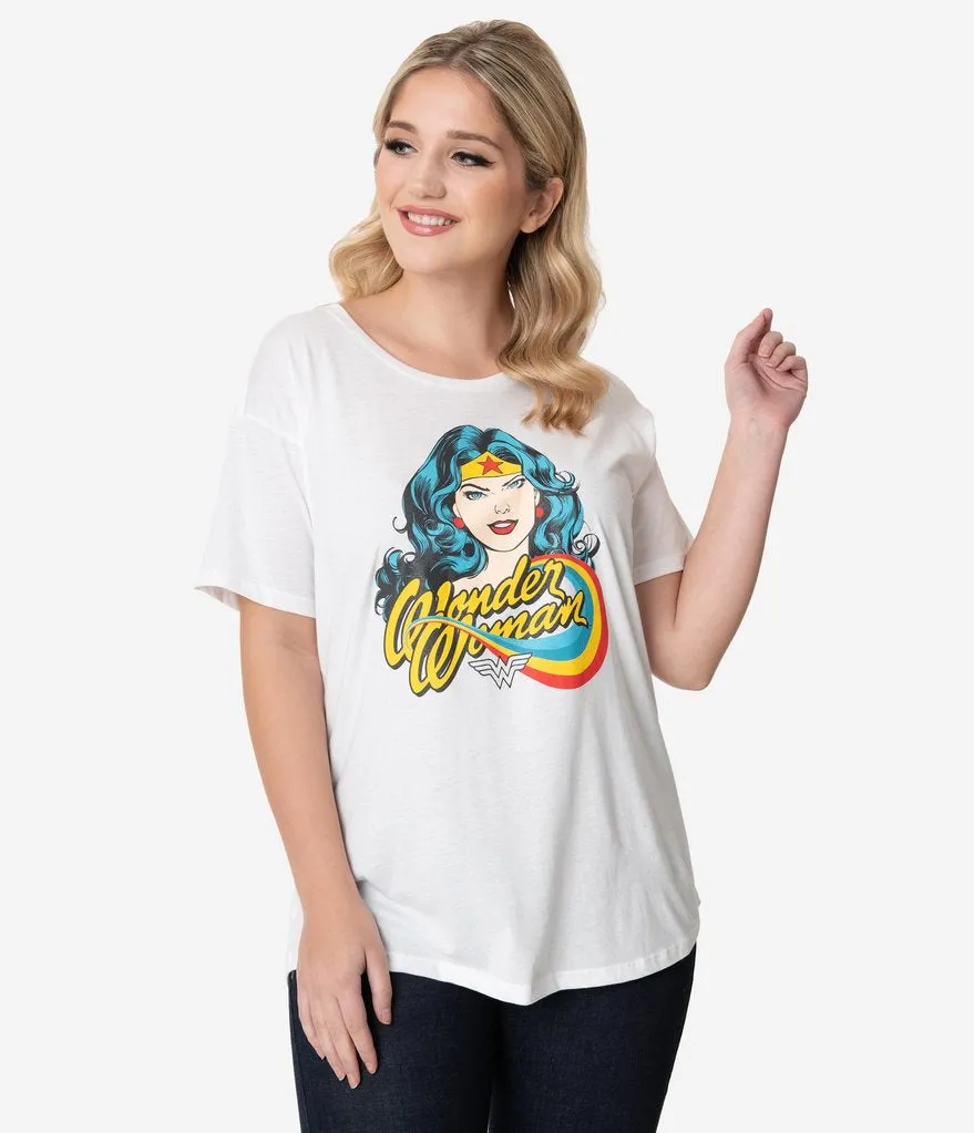 Wonder Woman Unique Vintage Retro Icon Tee (Size S and XL) - Google SEO result