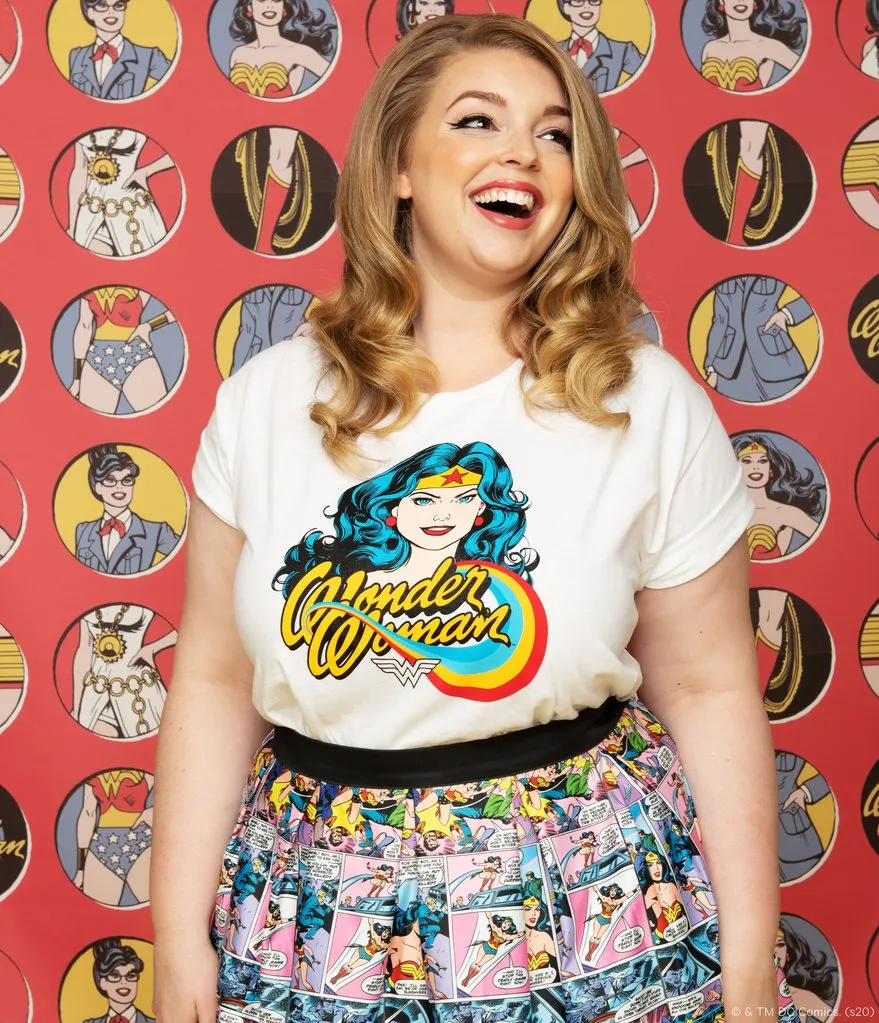 Wonder Woman Unique Vintage Retro Icon Tee (Size S and XL) - Google SEO result