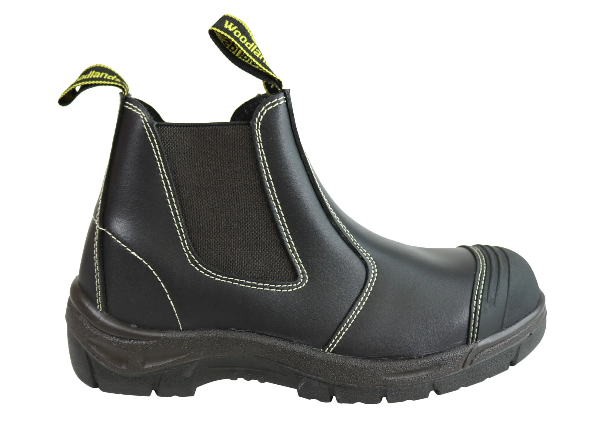 Woodlands New Foreman Mens Leather Steel Toe Work Boots