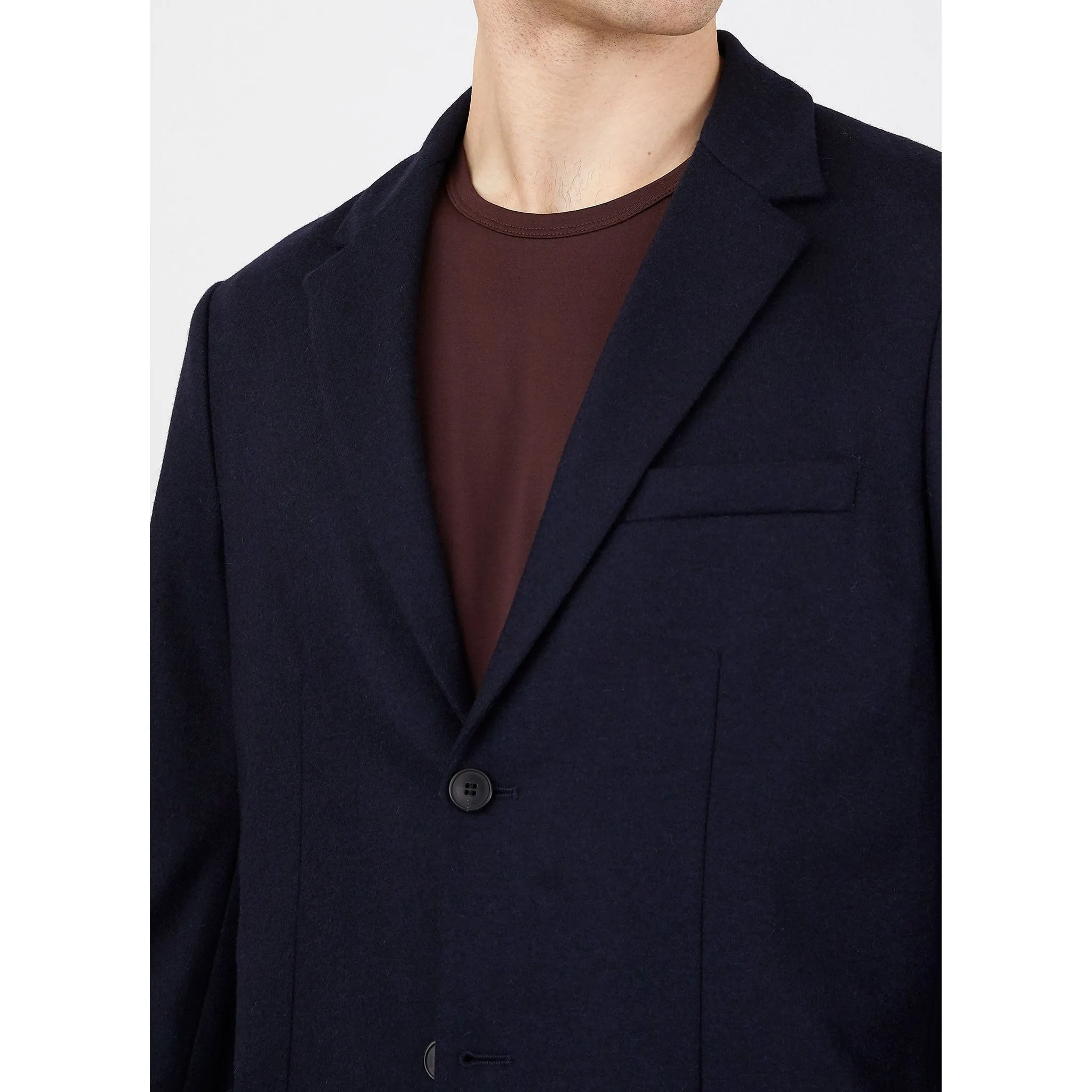 Wool Blazer | Men | Navy (V1)