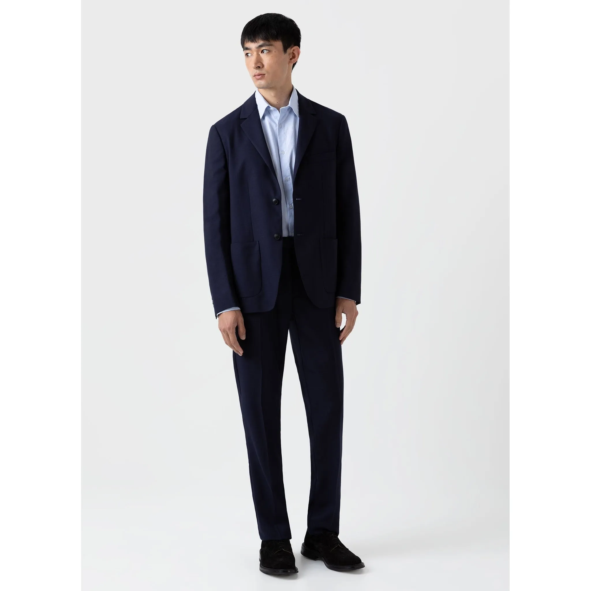 Wool Blazer | Men | Navy (V2)