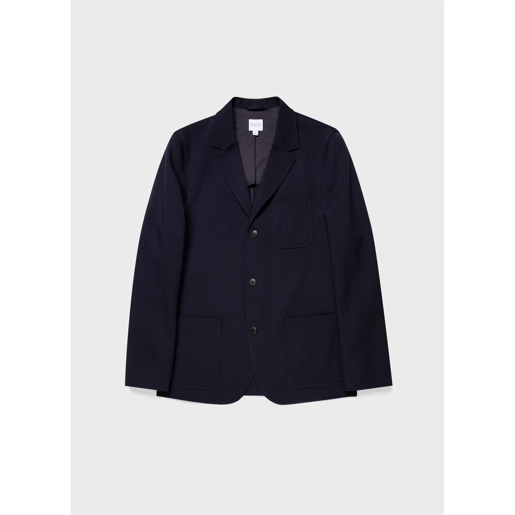 Wool Twill Blazer | Men | Dark Navy