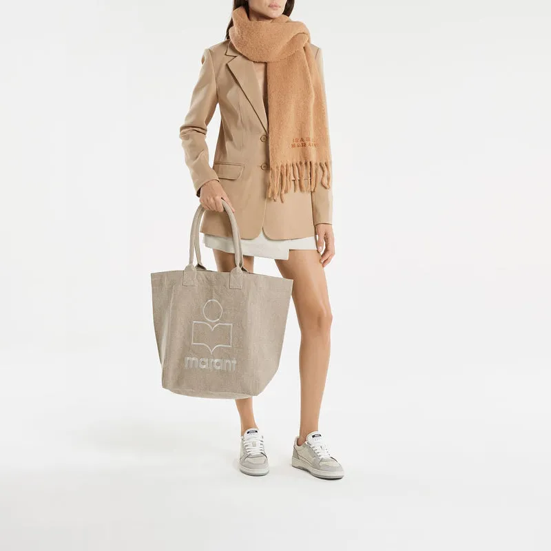 Yenky Gz Tote Bag - Isabel Marant - Cotton - Beige