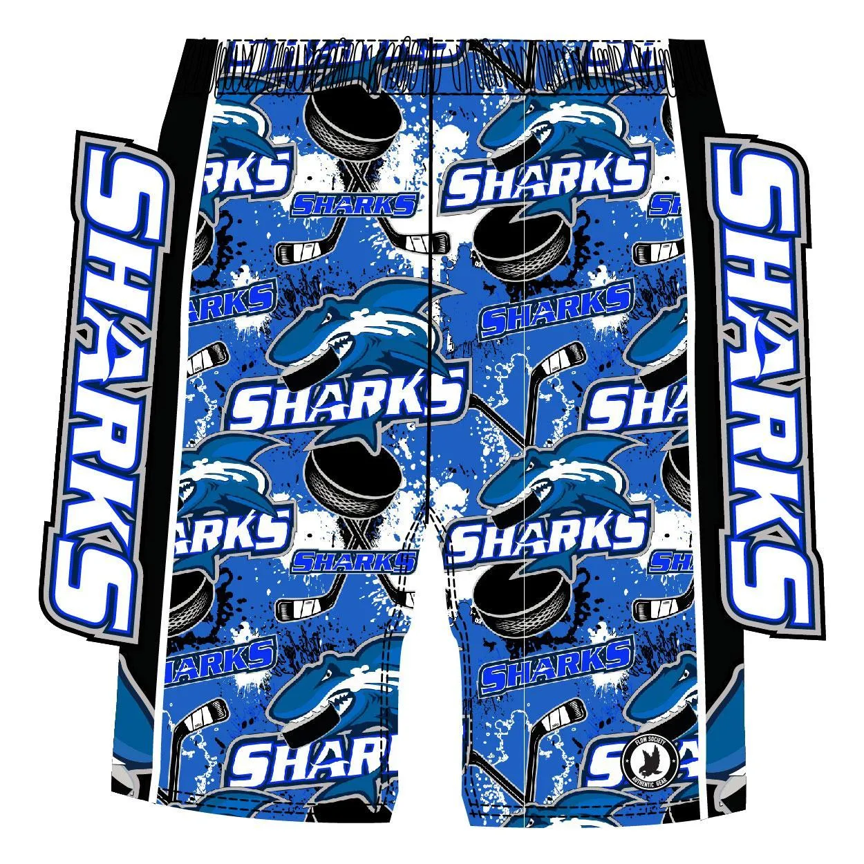 Youth & Adult Sharks Hockey Short