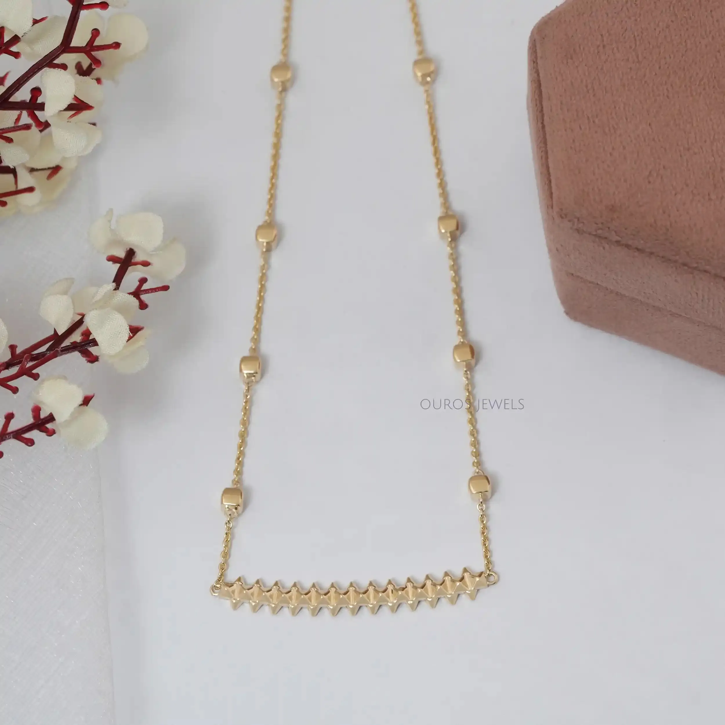 Zigzag Line Necklace